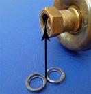 Lead Washer for removable burner.  Pack of 2